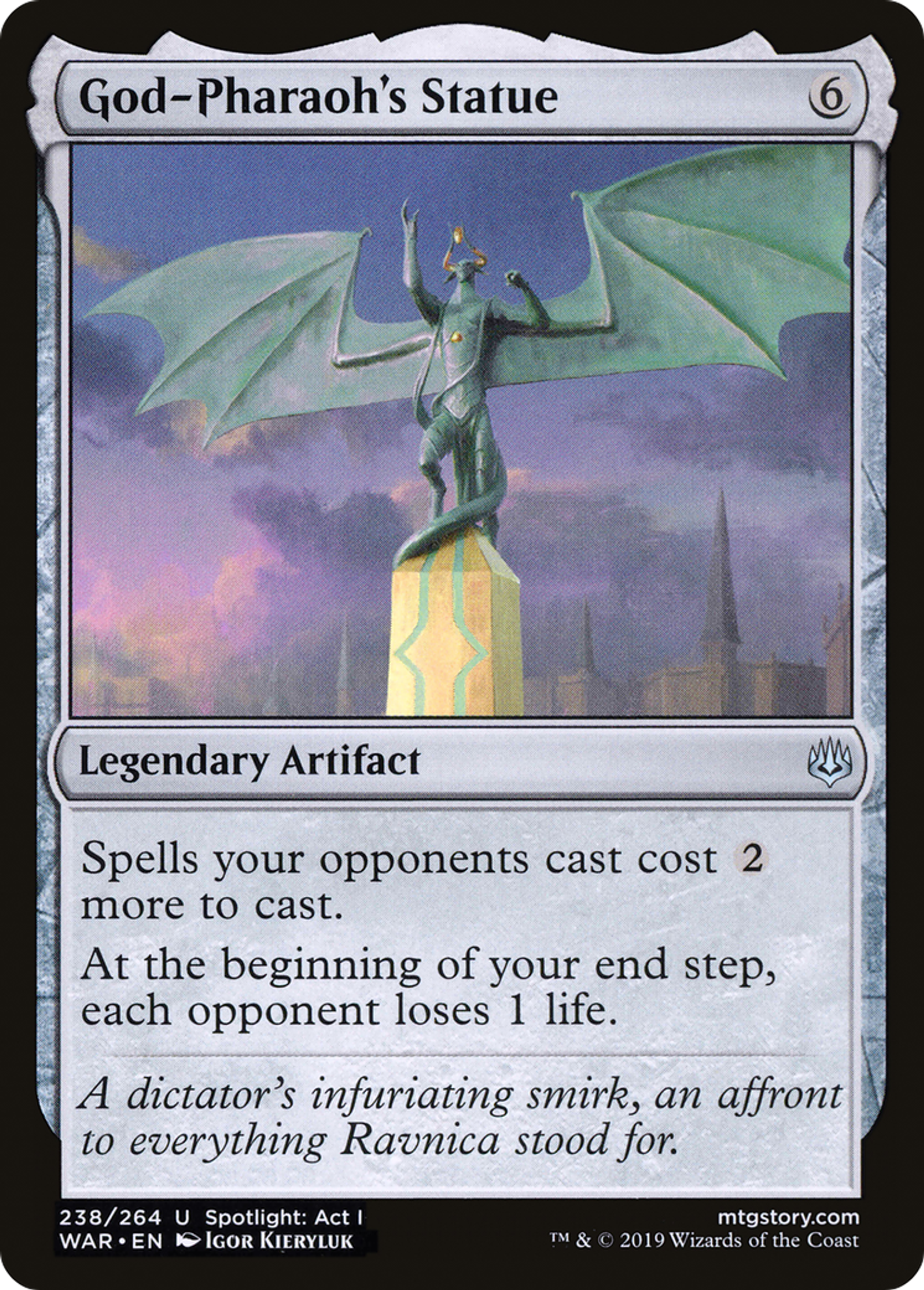 Statue du Dieu-Pharaon — War of the Spark — Magic: The Gathering