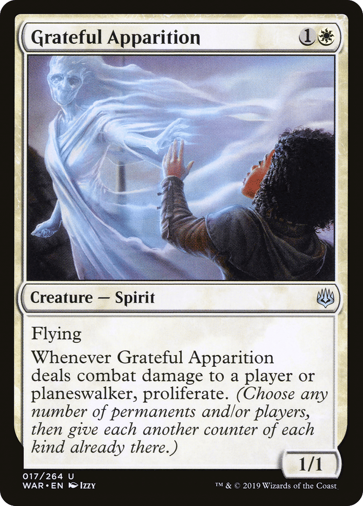 Grateful Apparition — War of the Spark — Magic: The Gathering