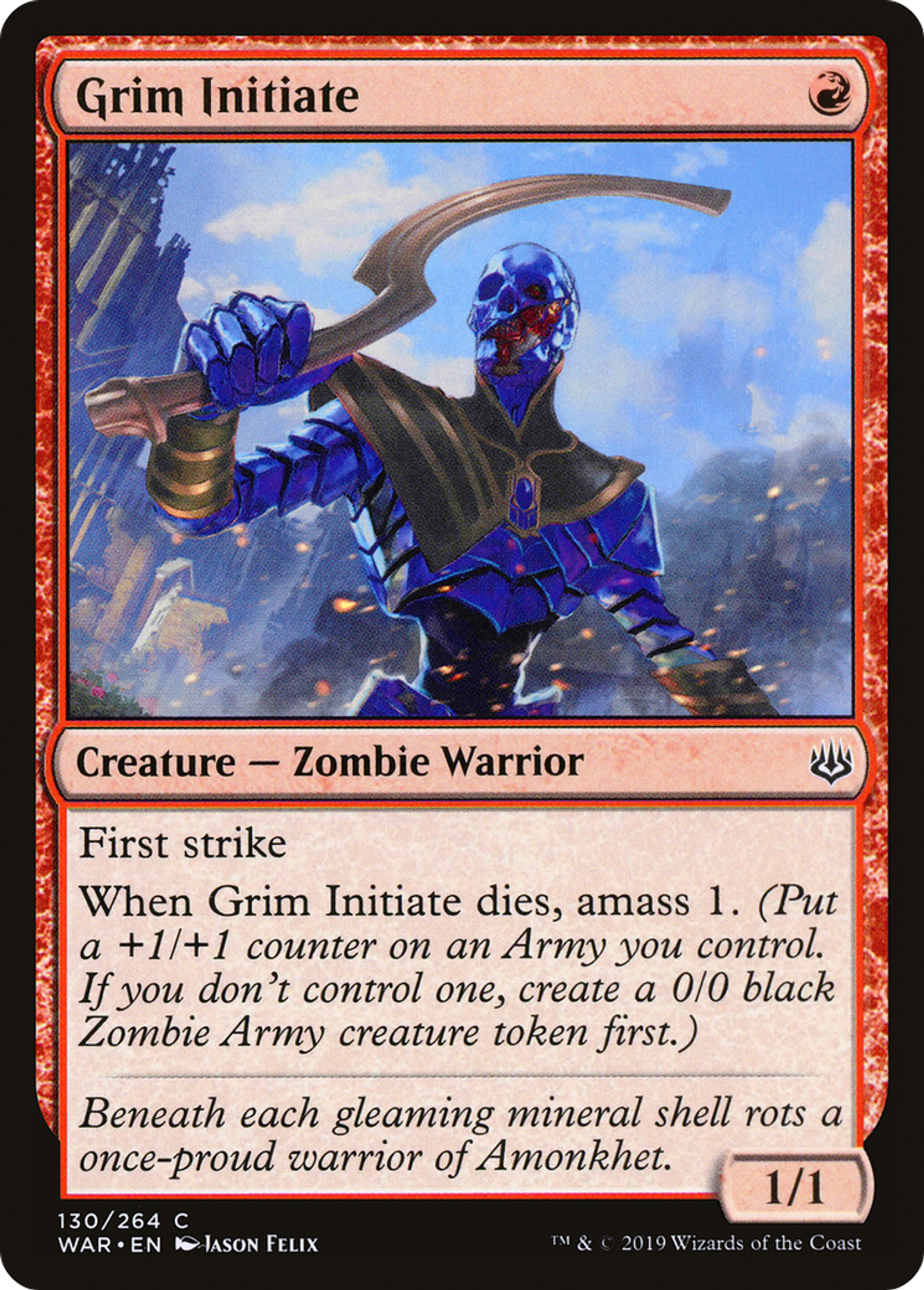 Grim Initiate — War of the Spark — Magic: The Gathering