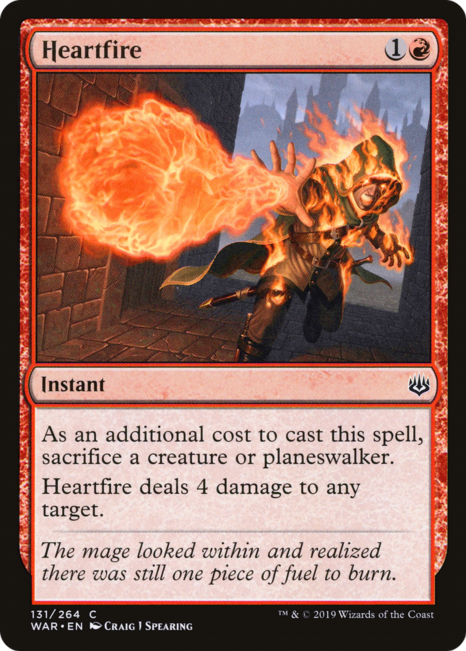 Heartfire — War of the Spark — Magic: The Gathering