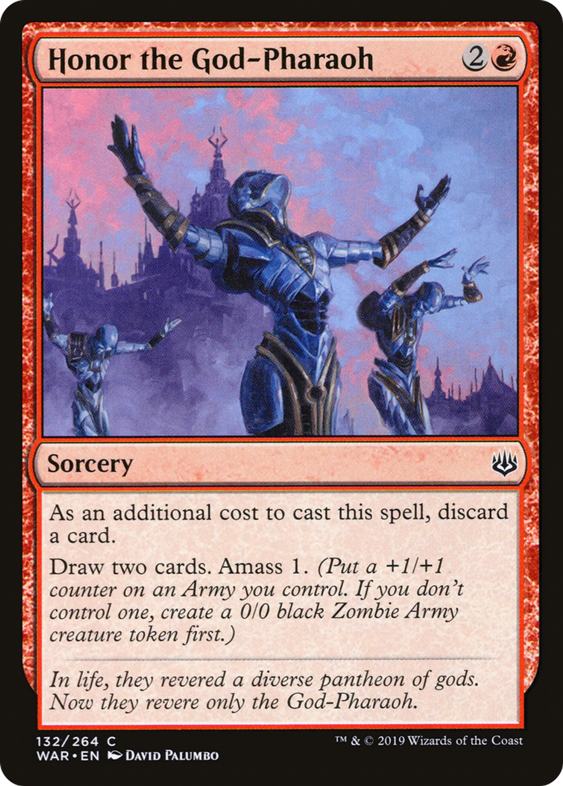 Honor the God-Pharaoh — War of the Spark — Magic: The Gathering