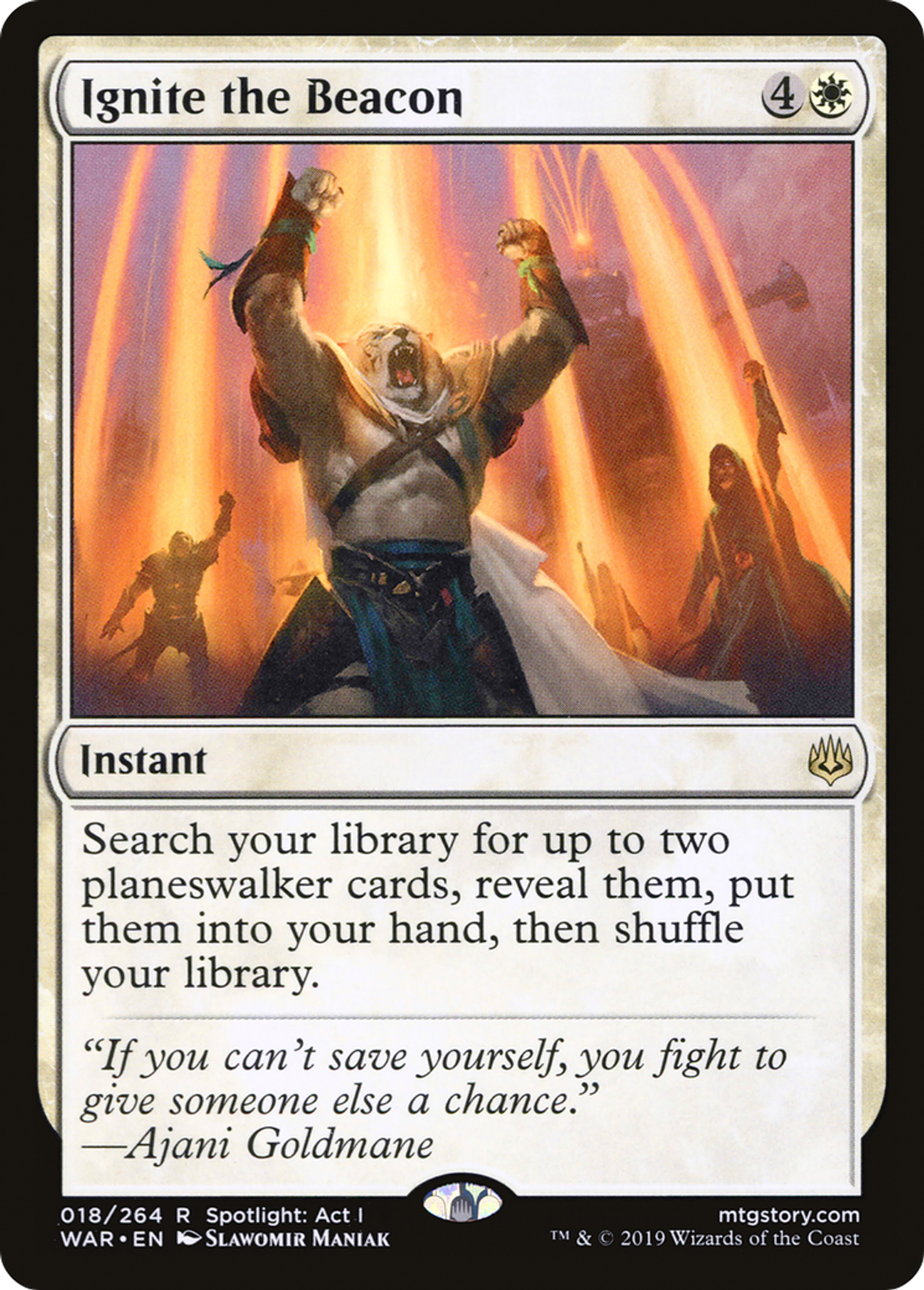 Ignite the Beacon — War of the Spark — Magic: The Gathering