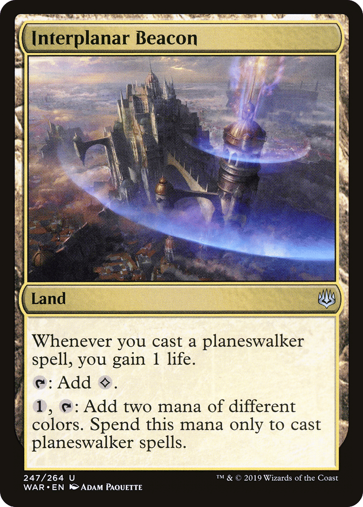 Interplanar Beacon — War of the Spark — Magic: The Gathering