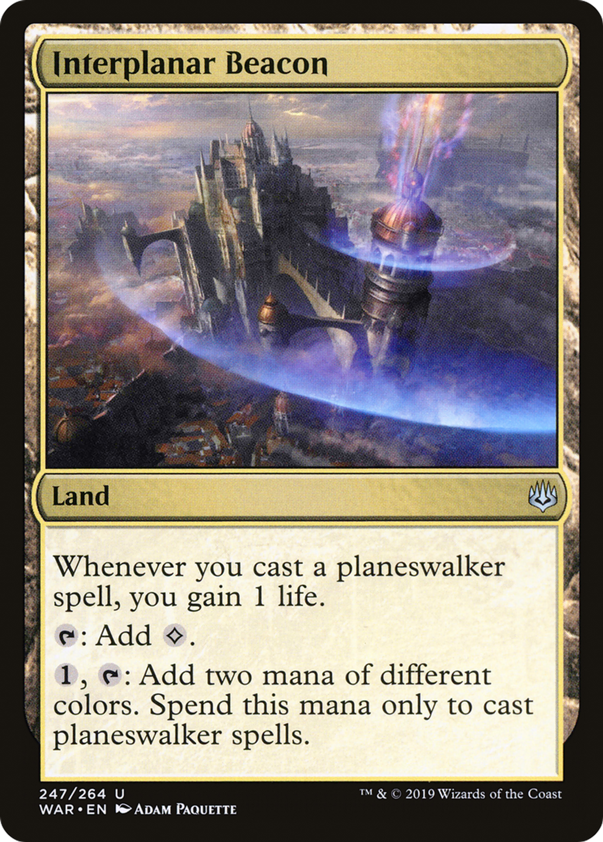 Flambeau interplanaire — War of the Spark — Magic: The Gathering