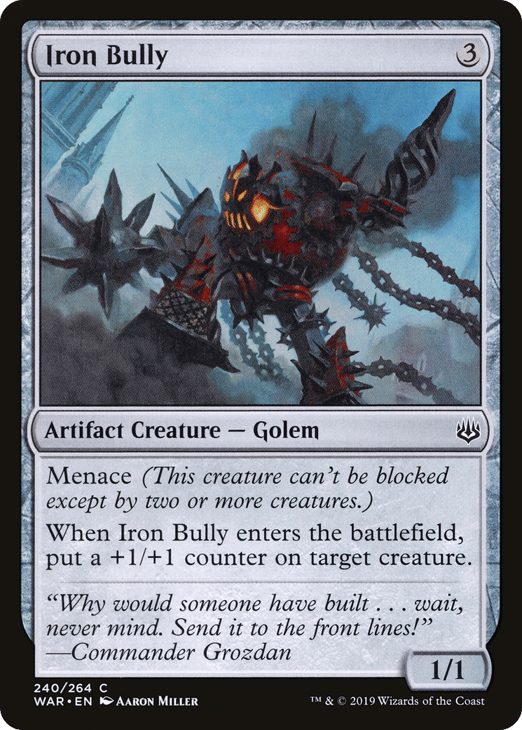 Iron Bully — War of the Spark — Magic: The Gathering