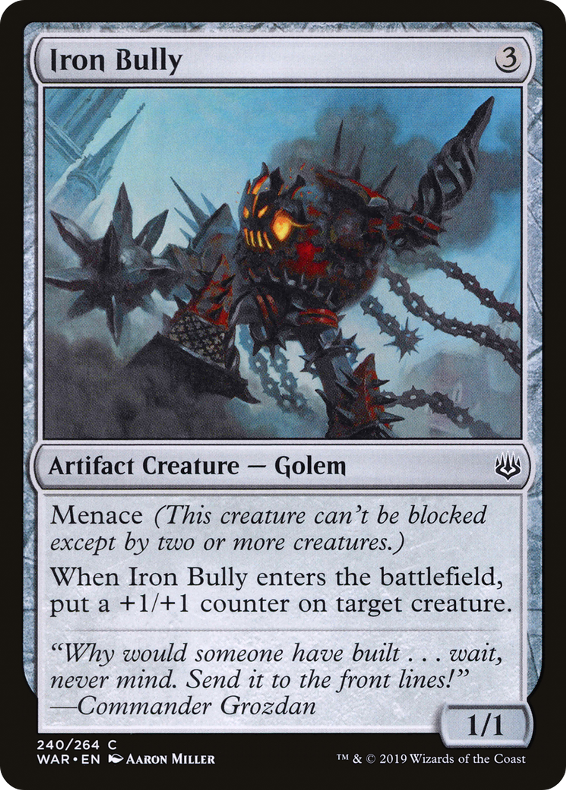 Iron Bully — War of the Spark — Magic: The Gathering