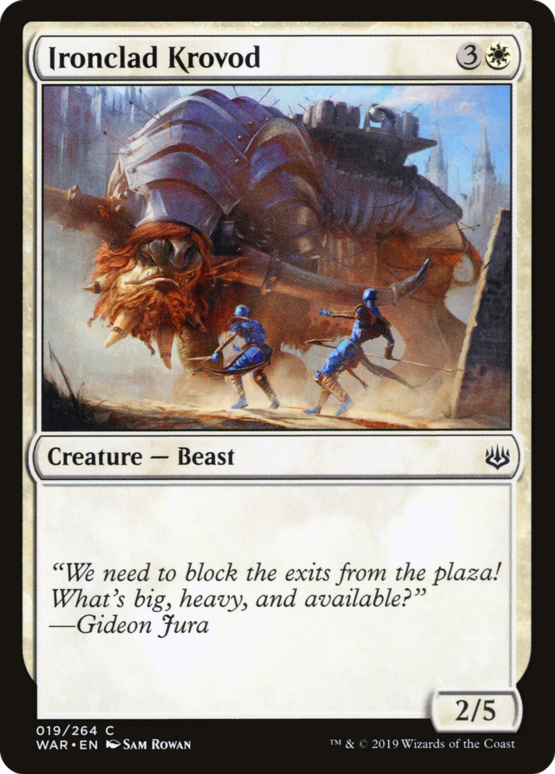 Ironclad Krovod — War of the Spark — Magic: The Gathering