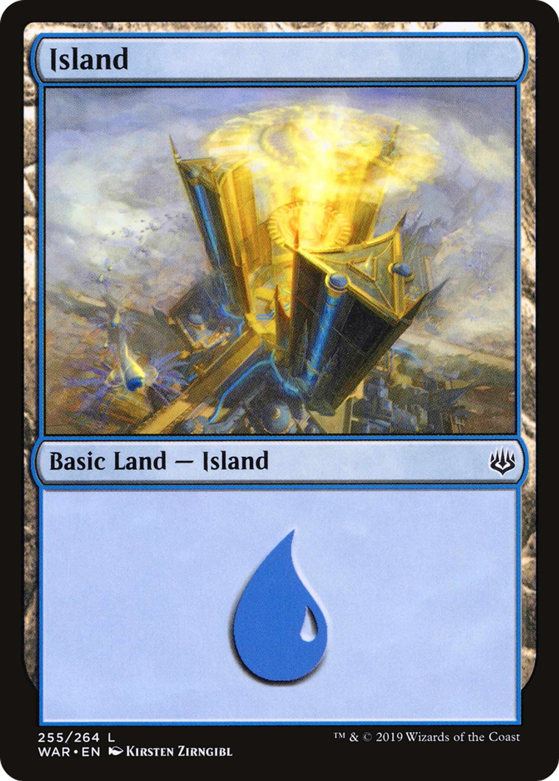 Island — War of the Spark — Magic: The Gathering