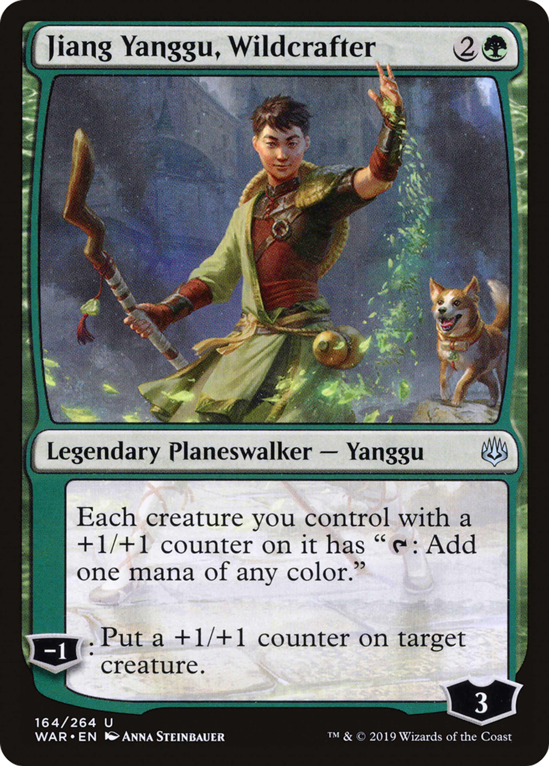 Jiang Yanggu, Wildcrafter — War of the Spark — Magic: The Gathering