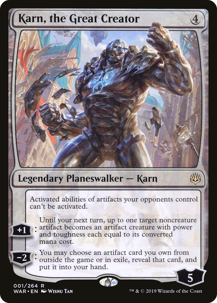 Karn, the Great Creator — War of the Spark — Magic: The Gathering