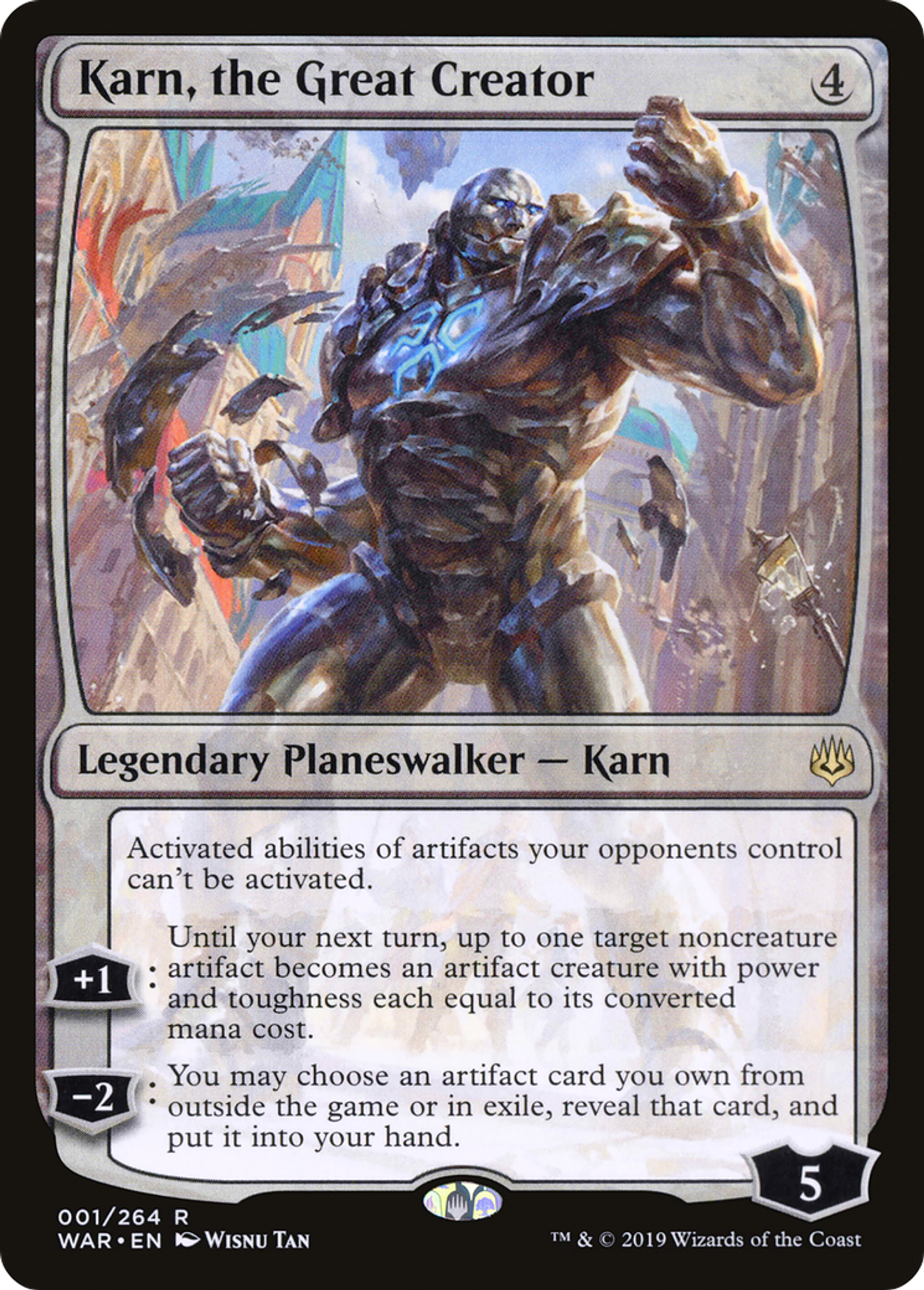 Karn, the Great Creator — War of the Spark — Magic: The Gathering