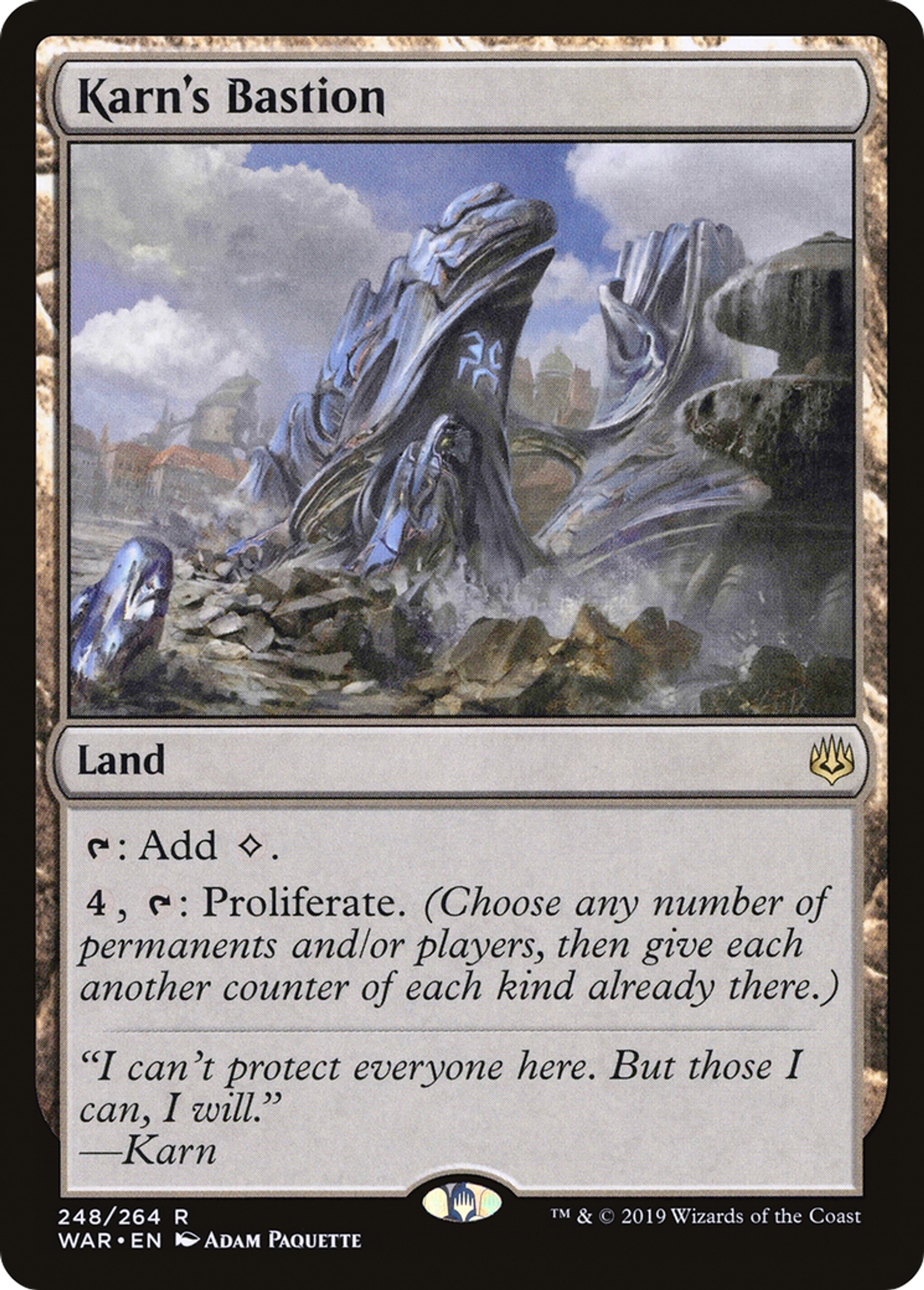 Bastion de Karn — War of the Spark — Magic: The Gathering