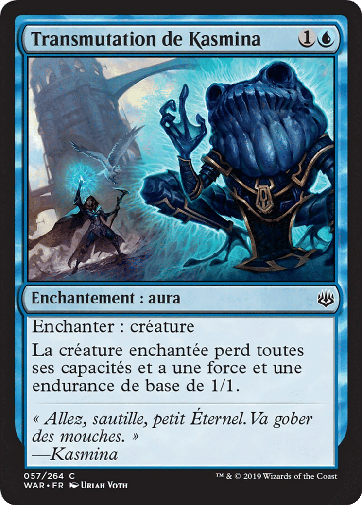 Transmutation de Kasmina — War of the Spark — Magic: The Gathering