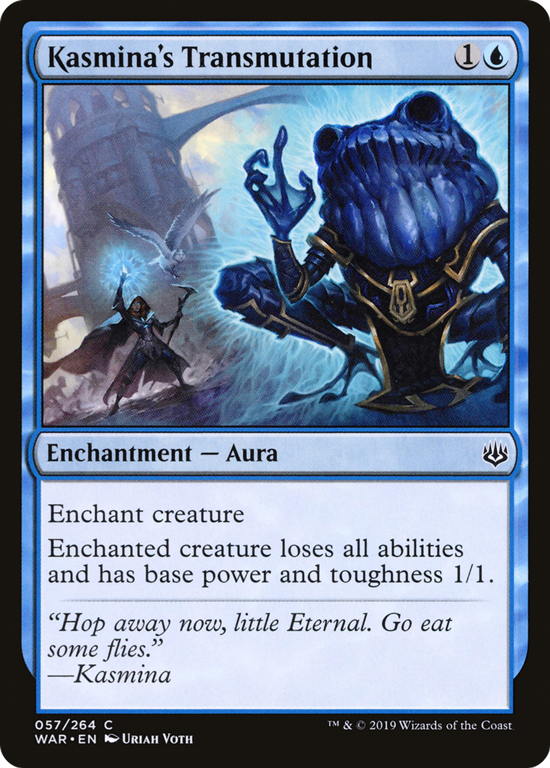 Transmutation de Kasmina — War of the Spark — Magic: The Gathering