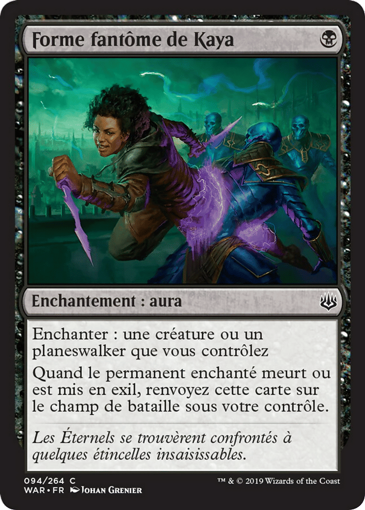 Forme fantôme de Kaya — War of the Spark — Magic: The Gathering