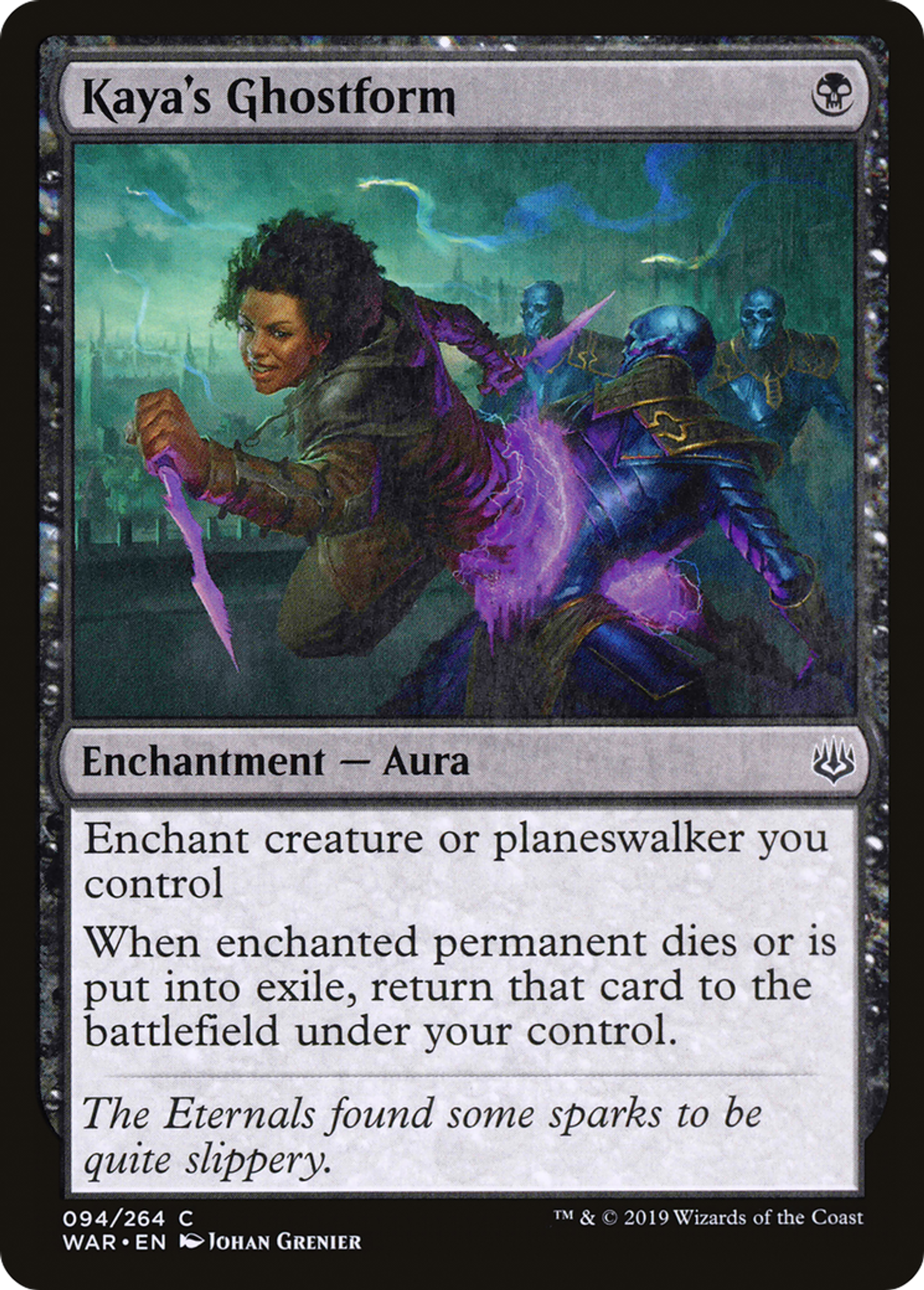 Kaya's Ghostform — War of the Spark — Magic: The Gathering