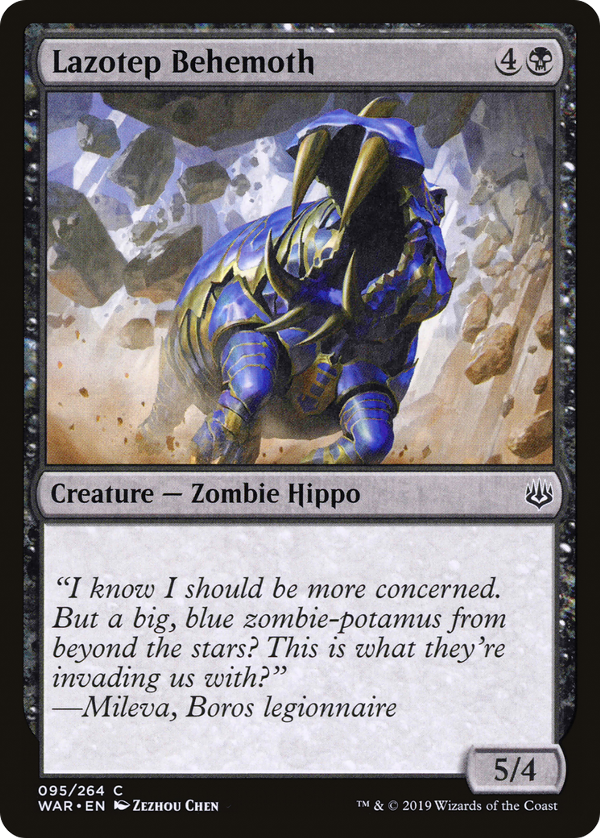 Béhémoth de lazotèpe — War of the Spark — Magic: The Gathering