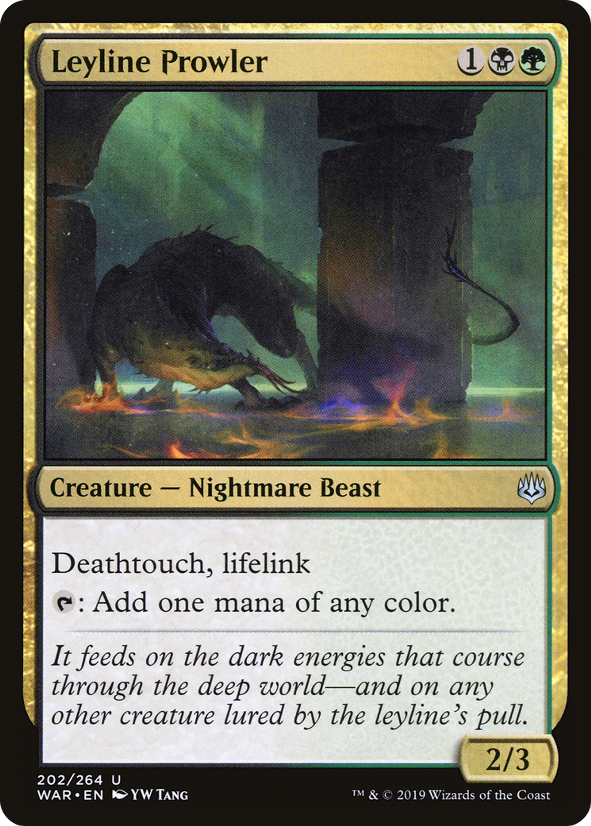 Leyline Prowler — War of the Spark — Magic: The Gathering