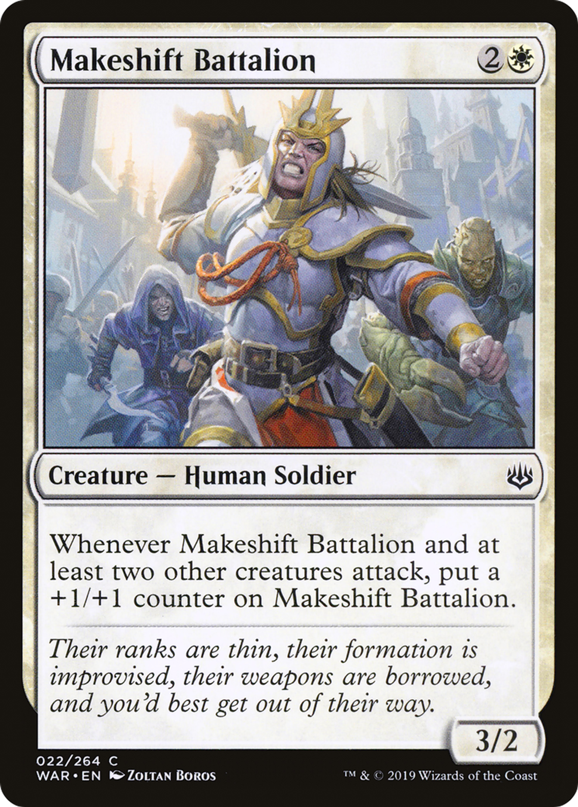 Makeshift Battalion — War of the Spark — Magic: The Gathering