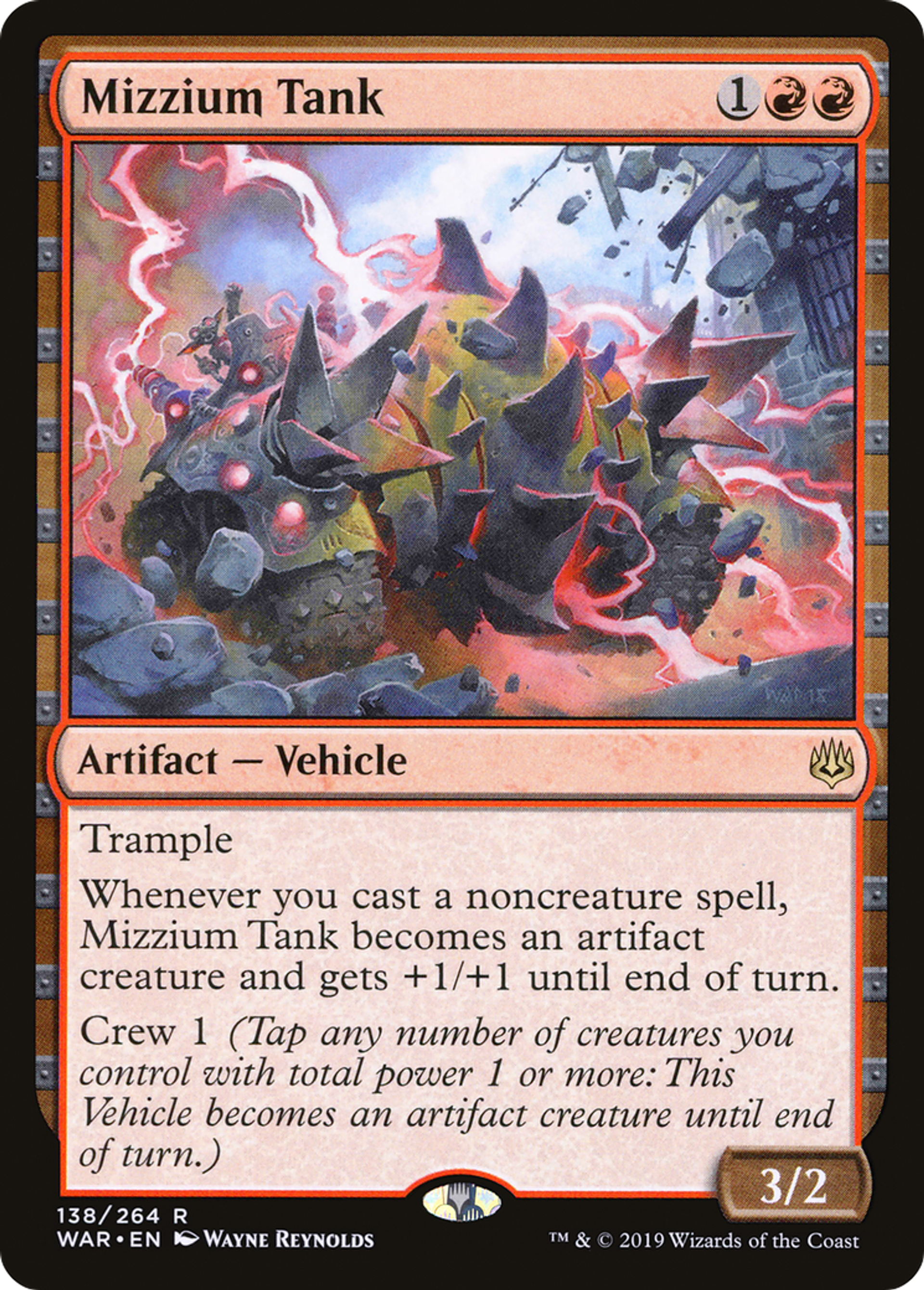 Mizzium Tank — War of the Spark — Magic: The Gathering