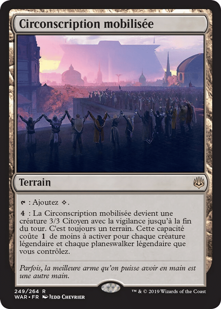 Circonscription mobilisée — War of the Spark — Magic: The Gathering