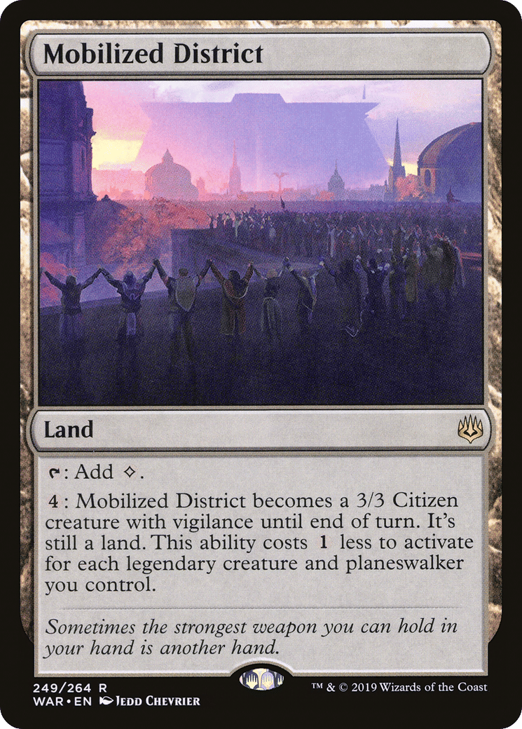 Mobilized District — War of the Spark — Magic: The Gathering
