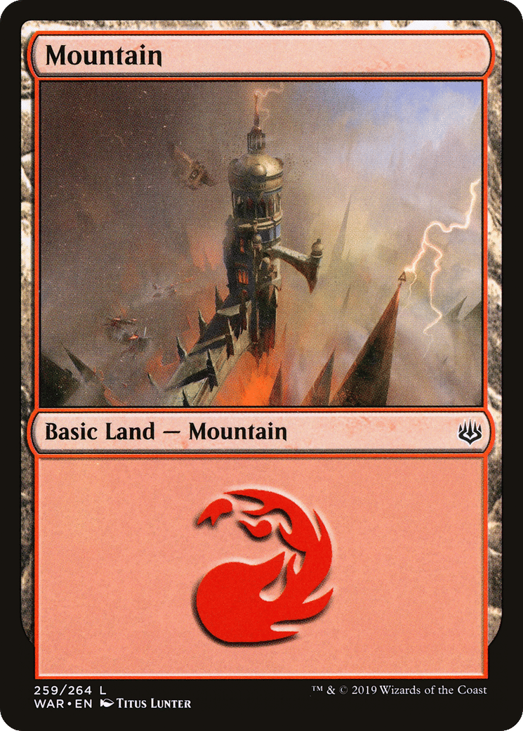 Mountain — War of the Spark — Magic: The Gathering