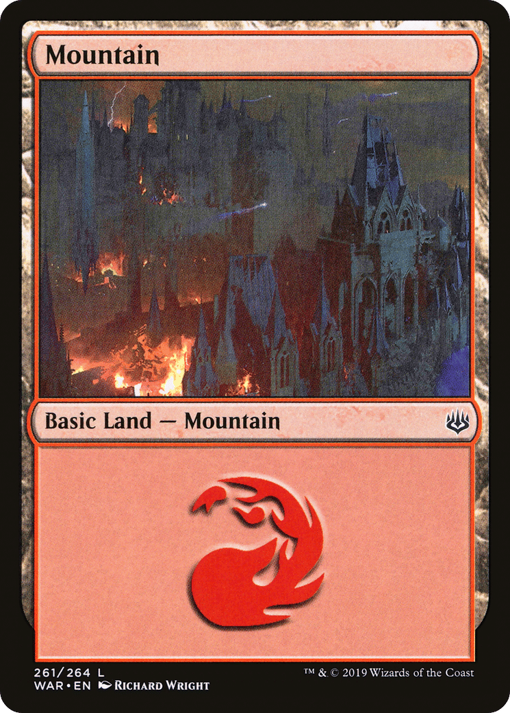 Mountain — War of the Spark — Magic: The Gathering