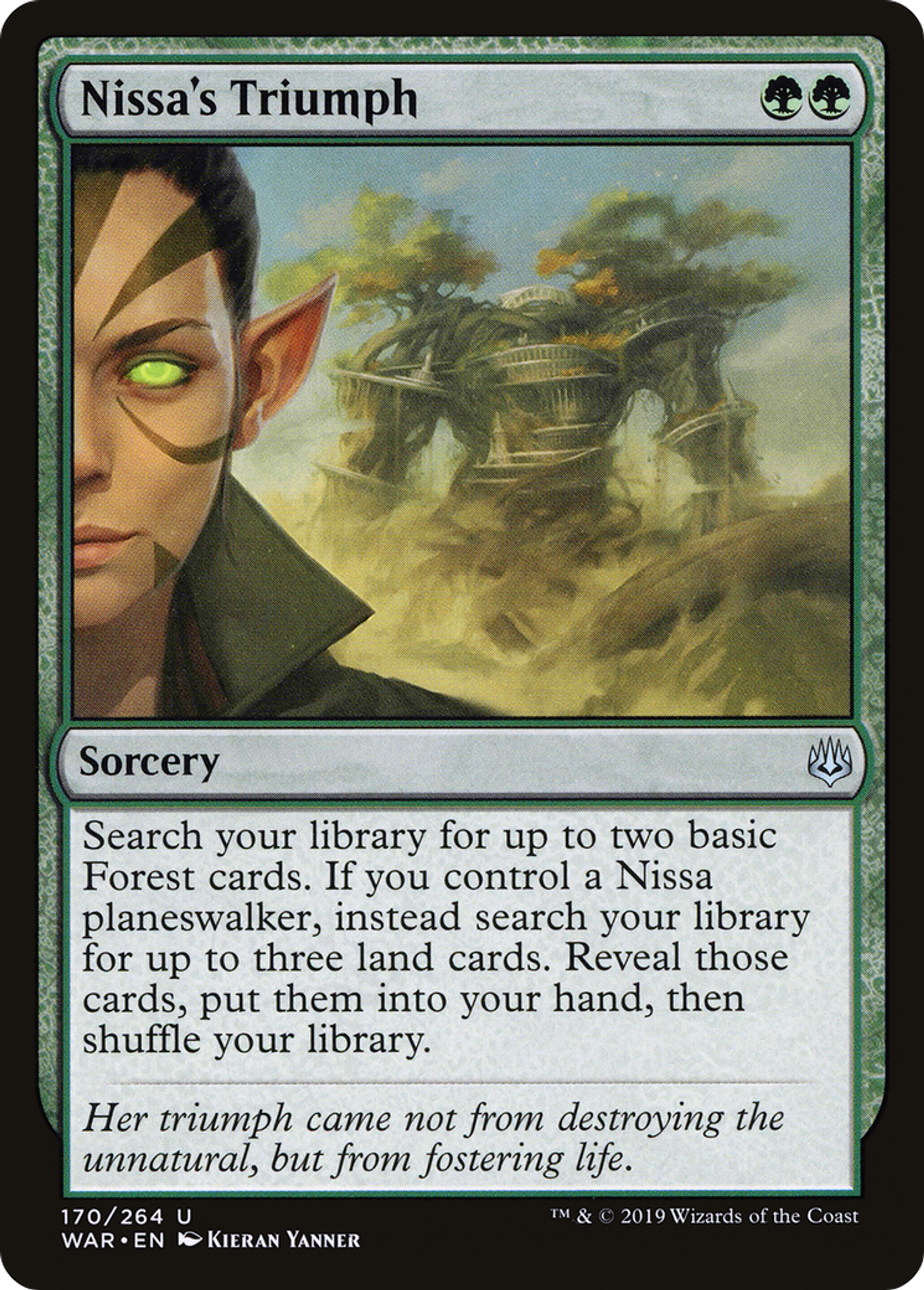 Nissa's Triumph — War of the Spark — Magic: The Gathering