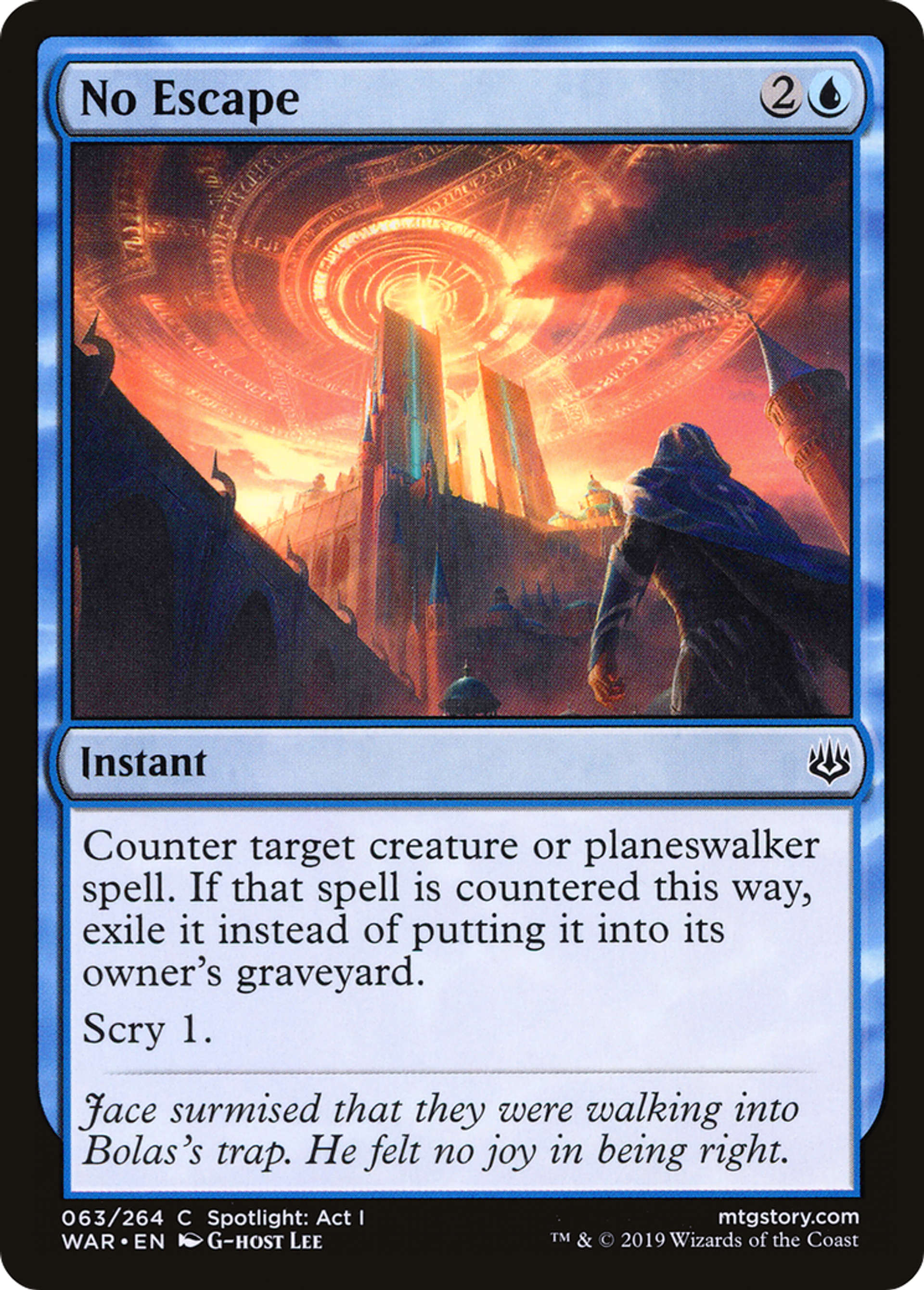 No Escape — War of the Spark — Magic: The Gathering
