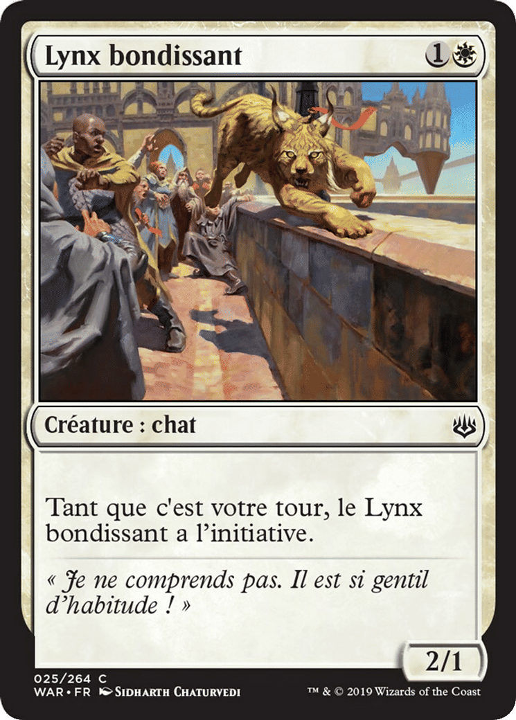 Lynx bondissant — War of the Spark — Magic: The Gathering