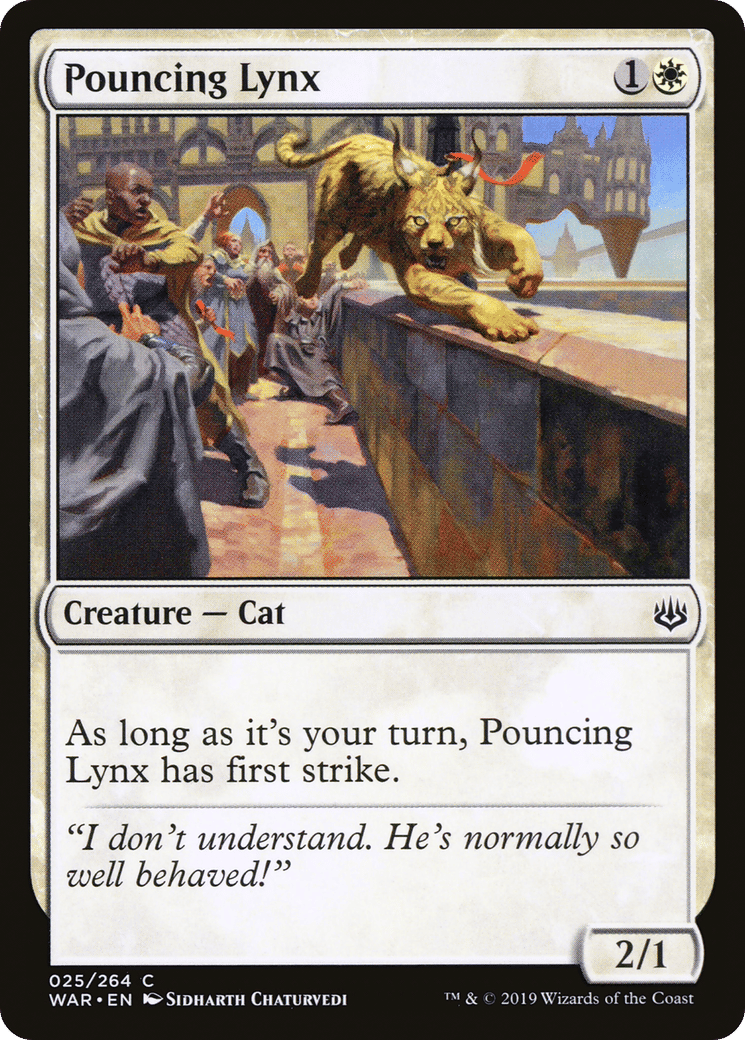 Pouncing Lynx — War of the Spark — Magic: The Gathering