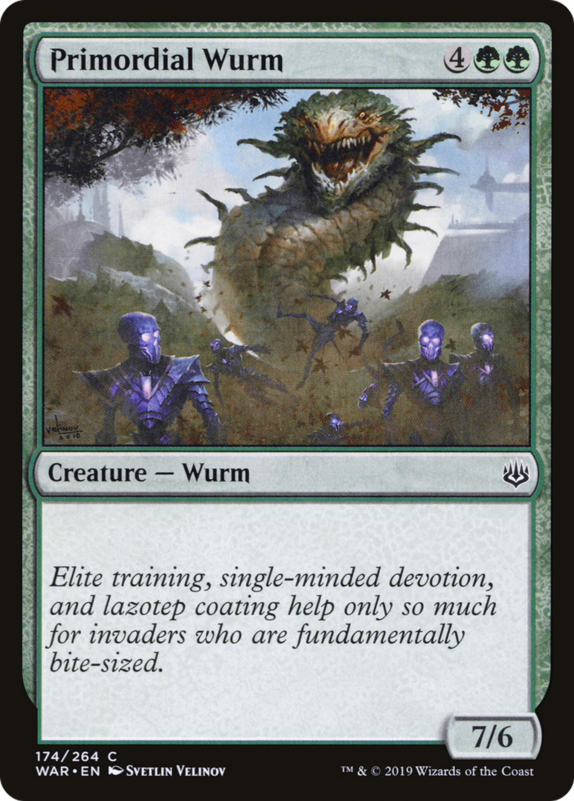 Primordial Wurm — War of the Spark — Magic: The Gathering