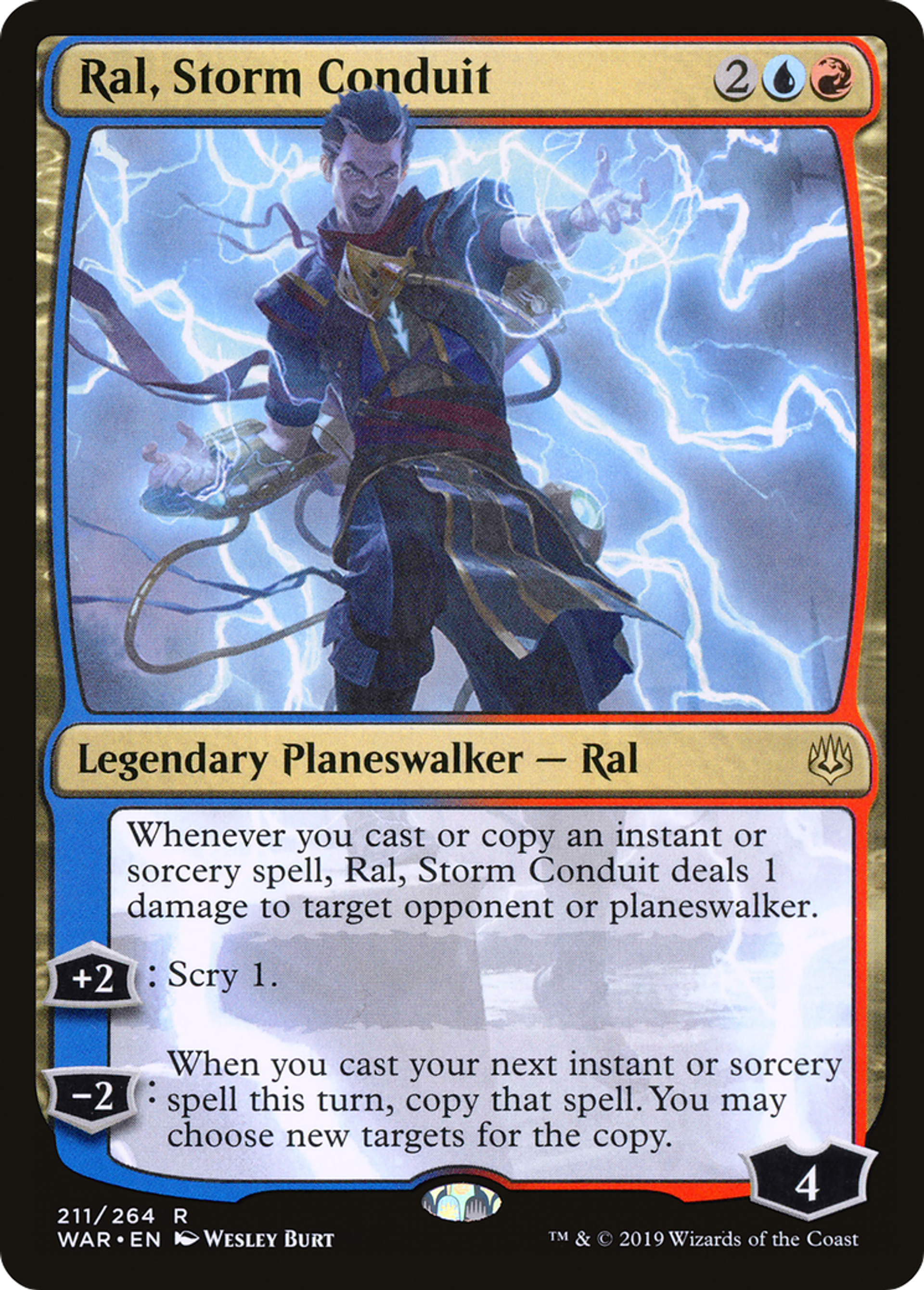 Ral, Storm Conduit — War of the Spark — Magic: The Gathering