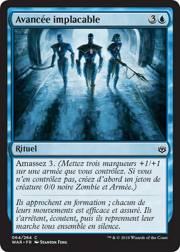 Avancée implacable — War of the Spark — Magic: The Gathering