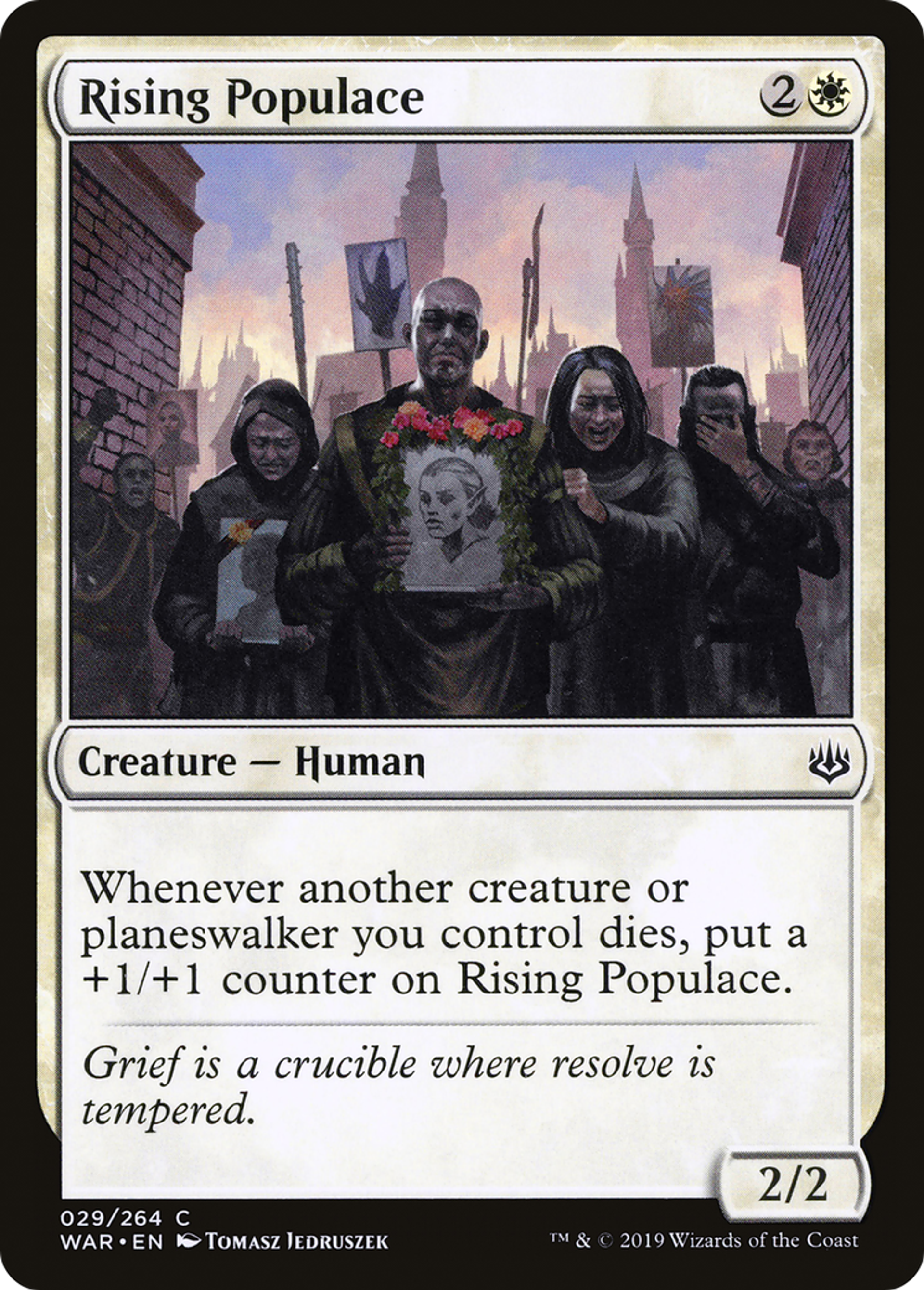 Rising Populace — War of the Spark — Magic: The Gathering
