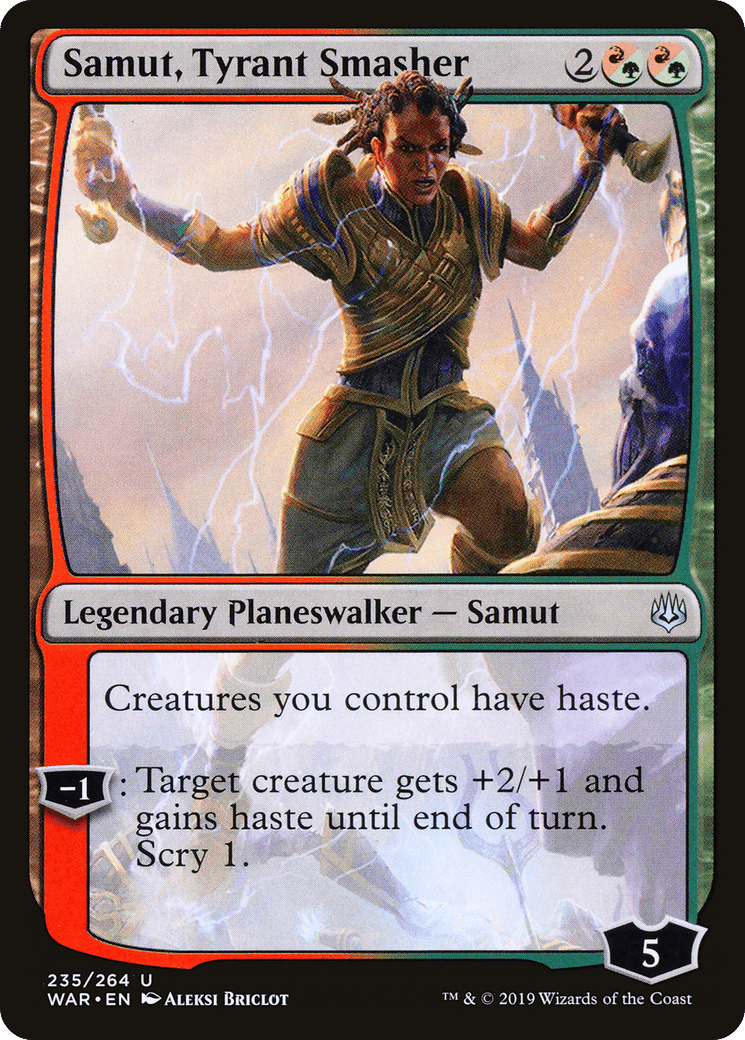 Samut, Tyrant Smasher — War of the Spark — Magic: The Gathering