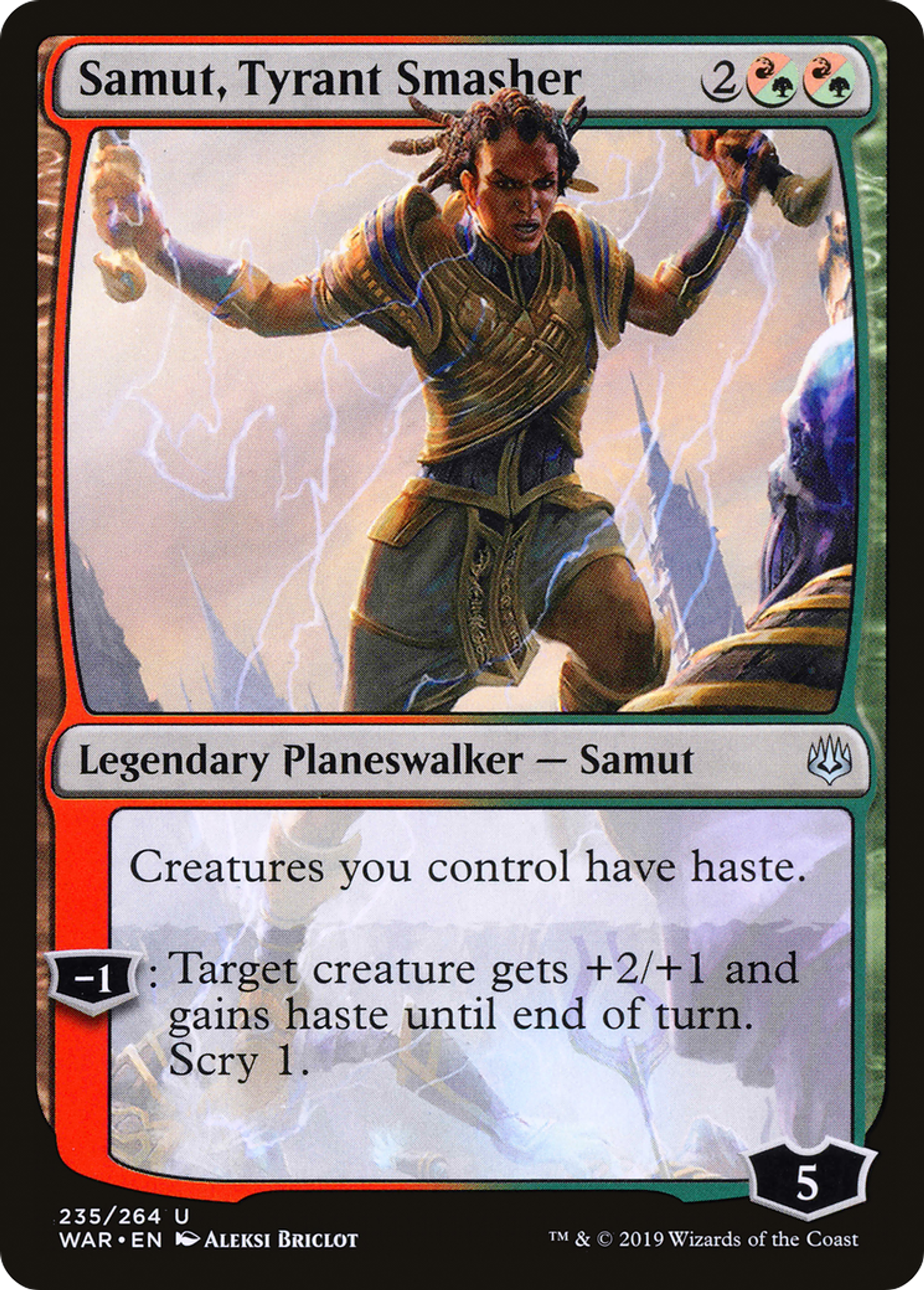 Samut, Tyrant Smasher — War of the Spark — Magic: The Gathering