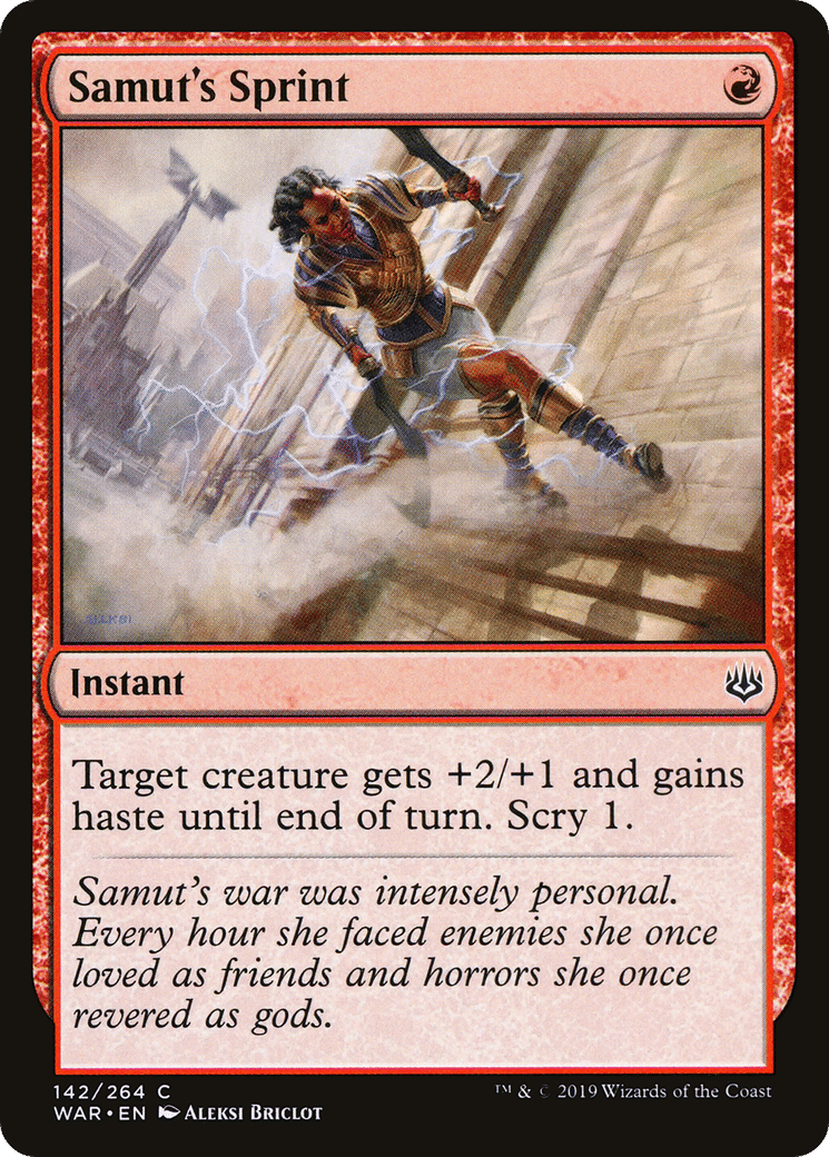 Samut's Sprint — War of the Spark — Magic: The Gathering