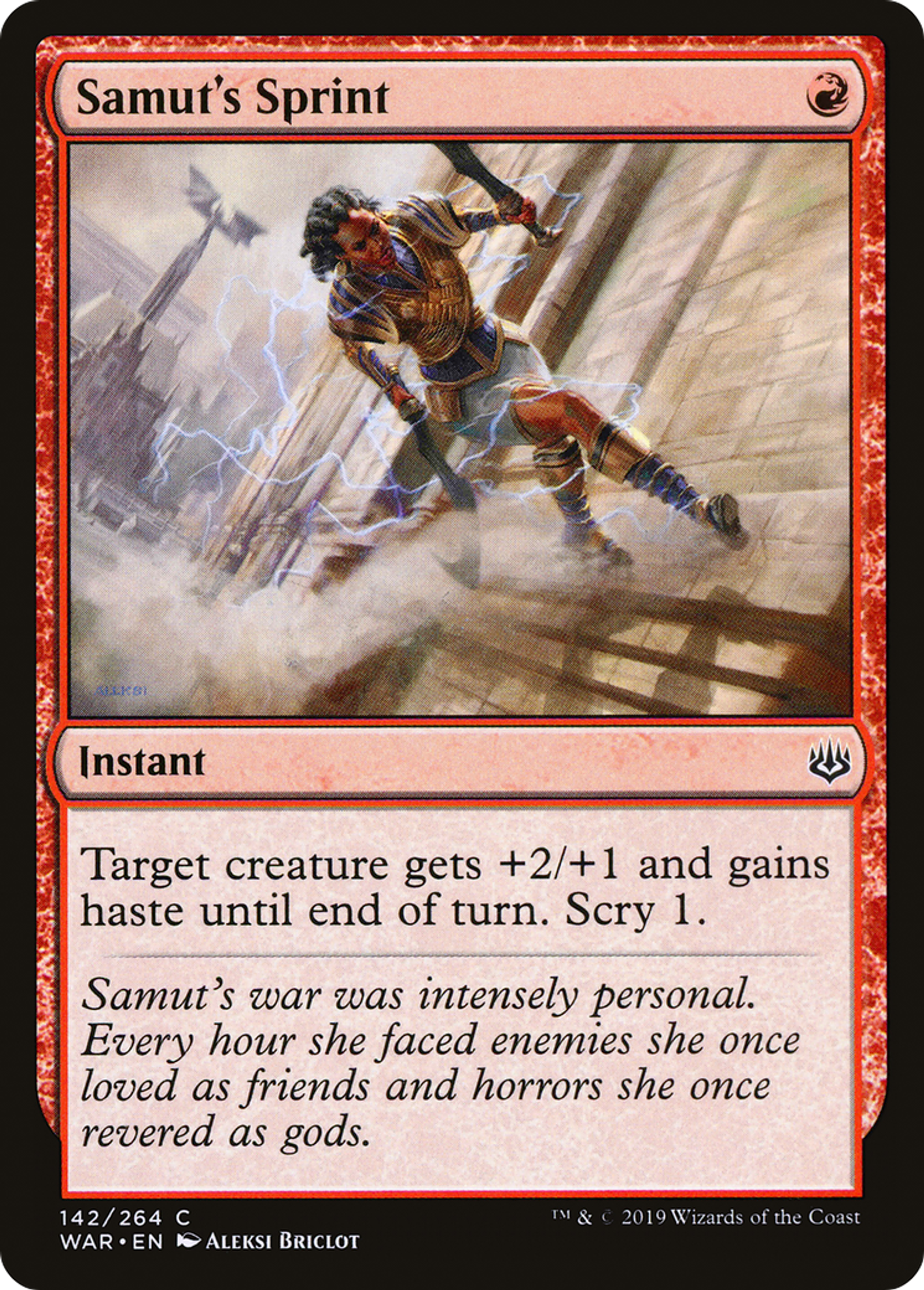Samut's Sprint — War of the Spark — Magic: The Gathering