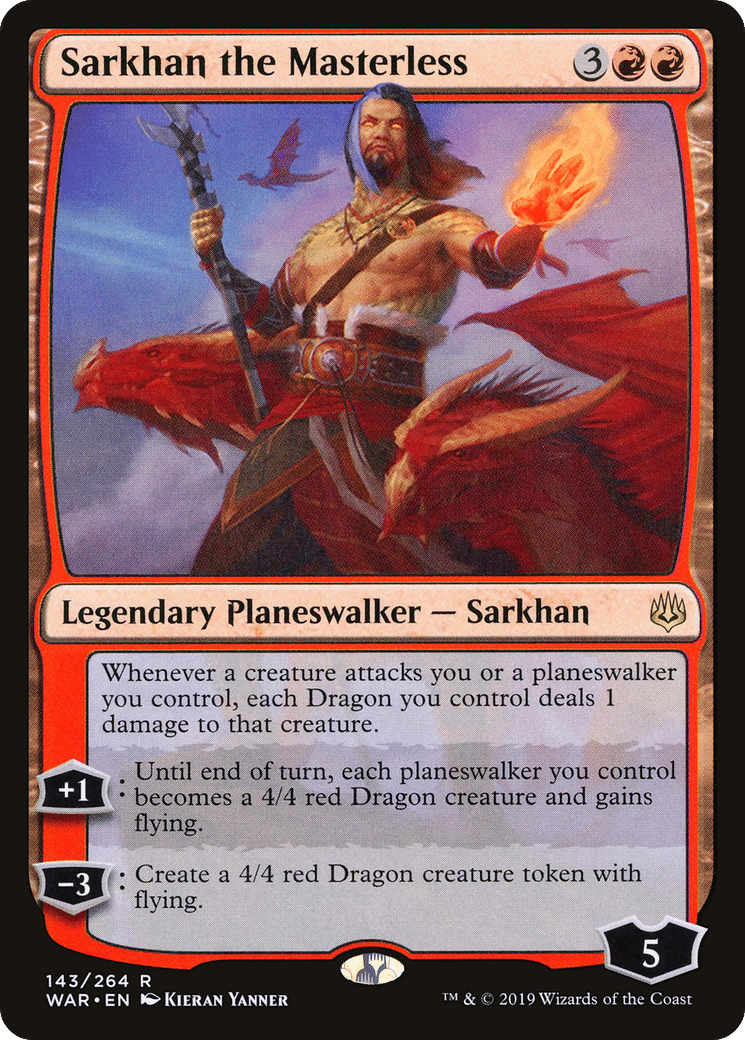 Sarkhan the Masterless — War of the Spark — Magic: The Gathering