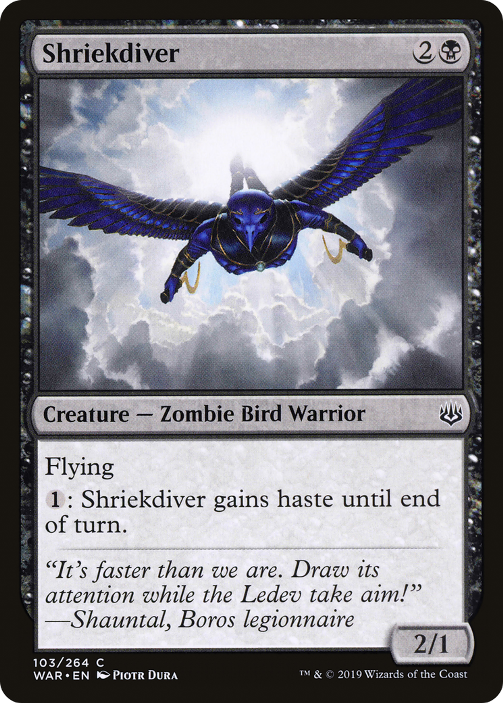 Pandion glapissant — War of the Spark — Magic: The Gathering