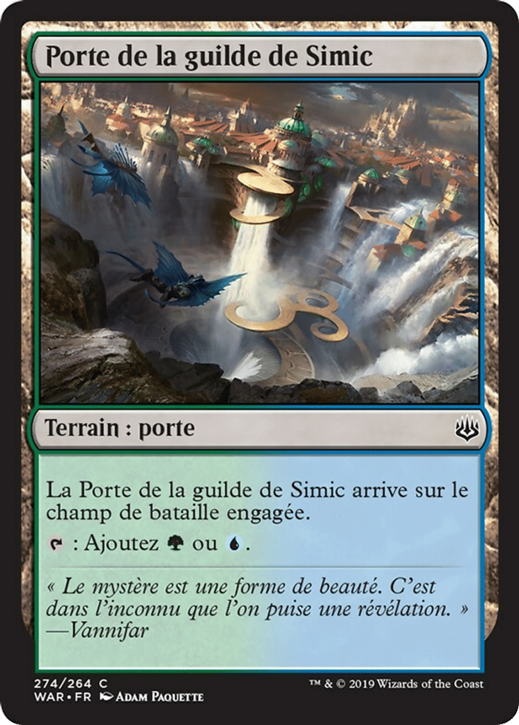 Porte de la guilde de Simic — War of the Spark — Magic: The Gathering