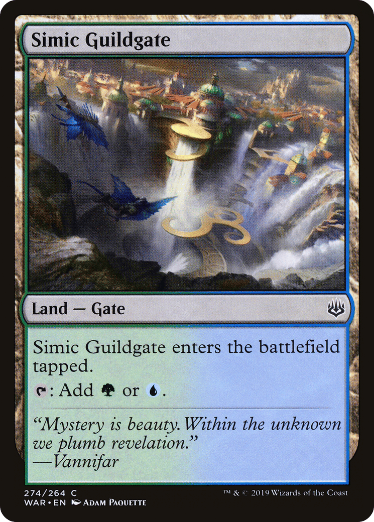 Simic Guildgate — War of the Spark — Magic: The Gathering