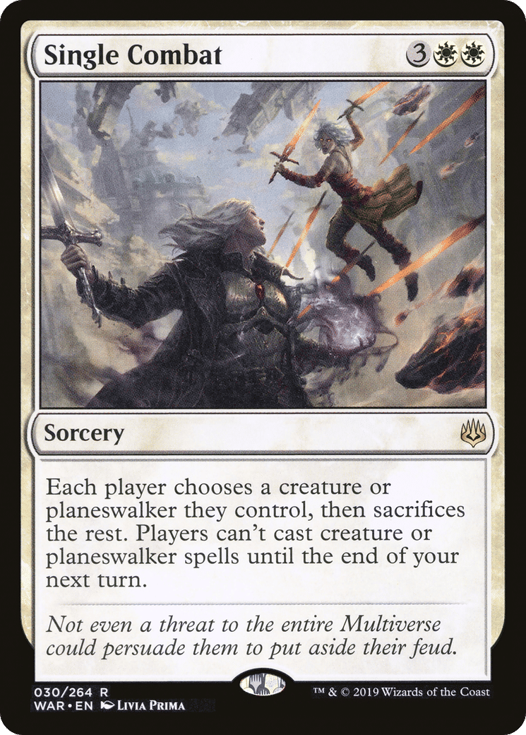 Single Combat — War of the Spark — Magic: The Gathering