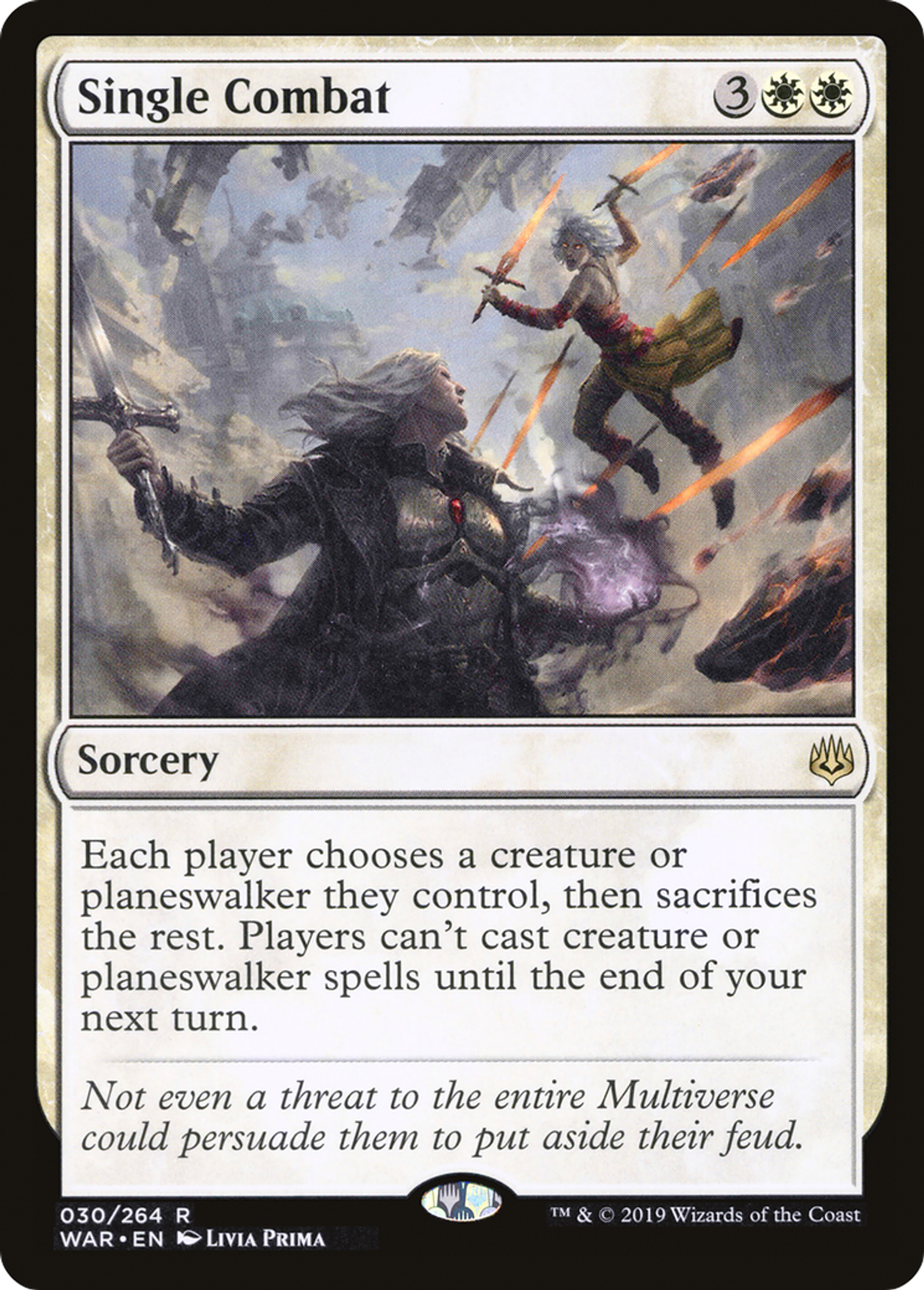 Single Combat — War of the Spark — Magic: The Gathering