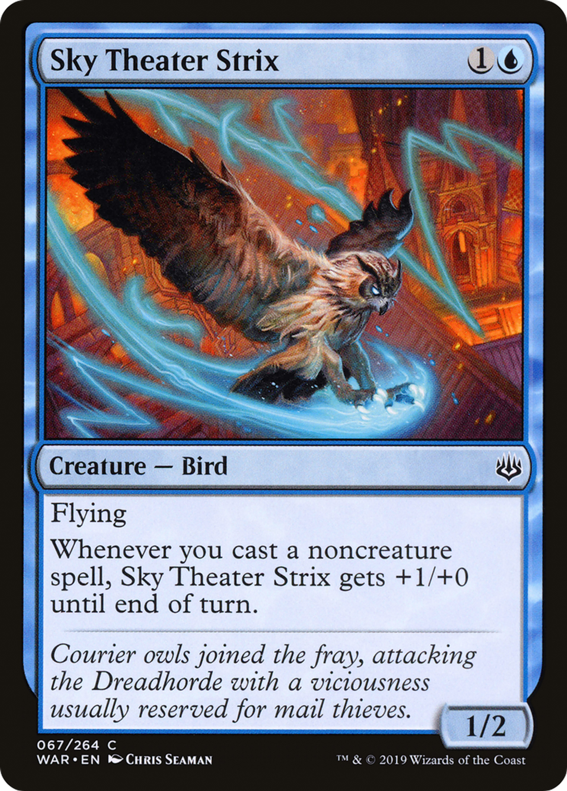 Strix du front céleste — War of the Spark — Magic: The Gathering