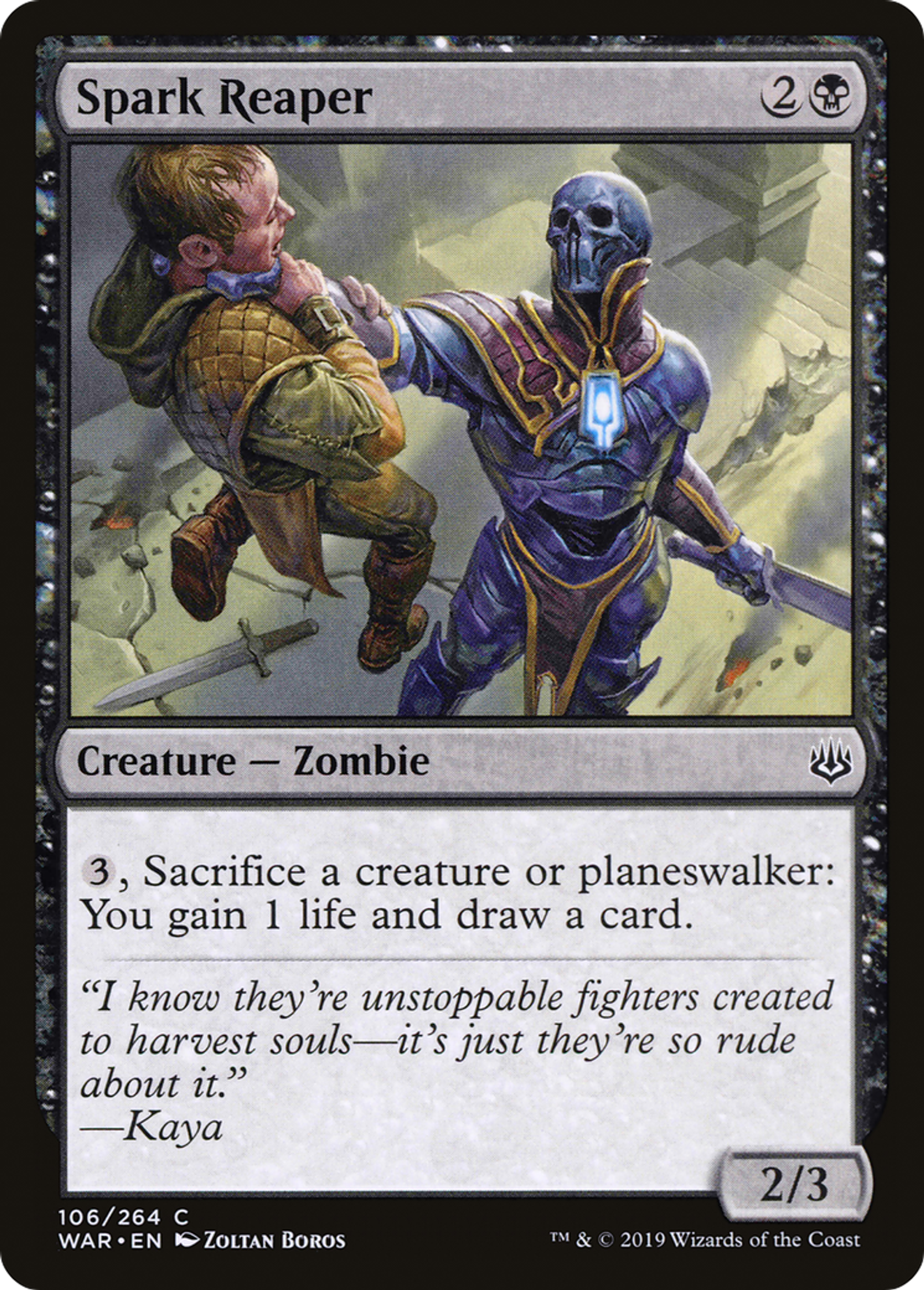 Faucheur d'étincelle — War of the Spark — Magic: The Gathering
