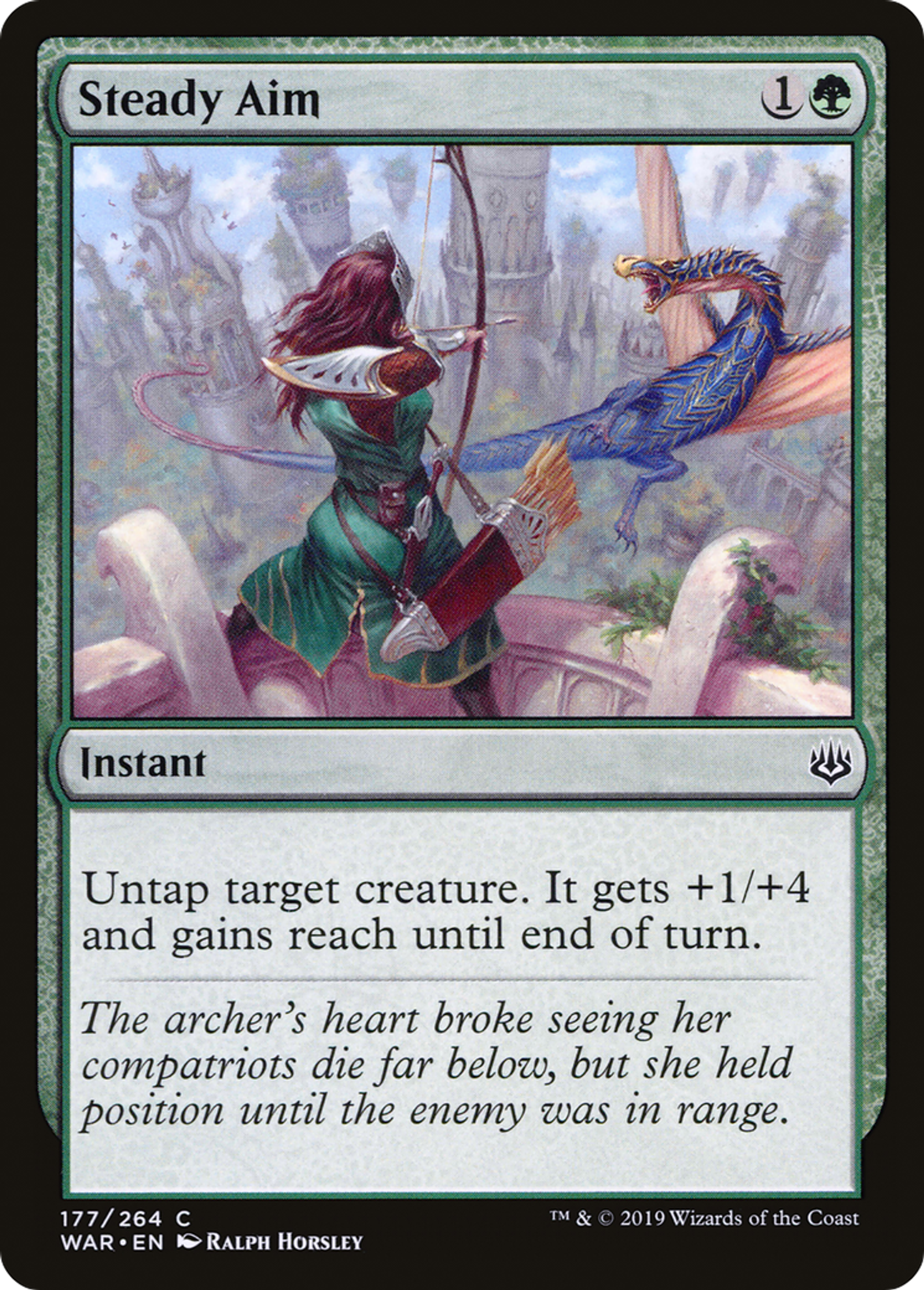 Steady Aim — War of the Spark — Magic: The Gathering