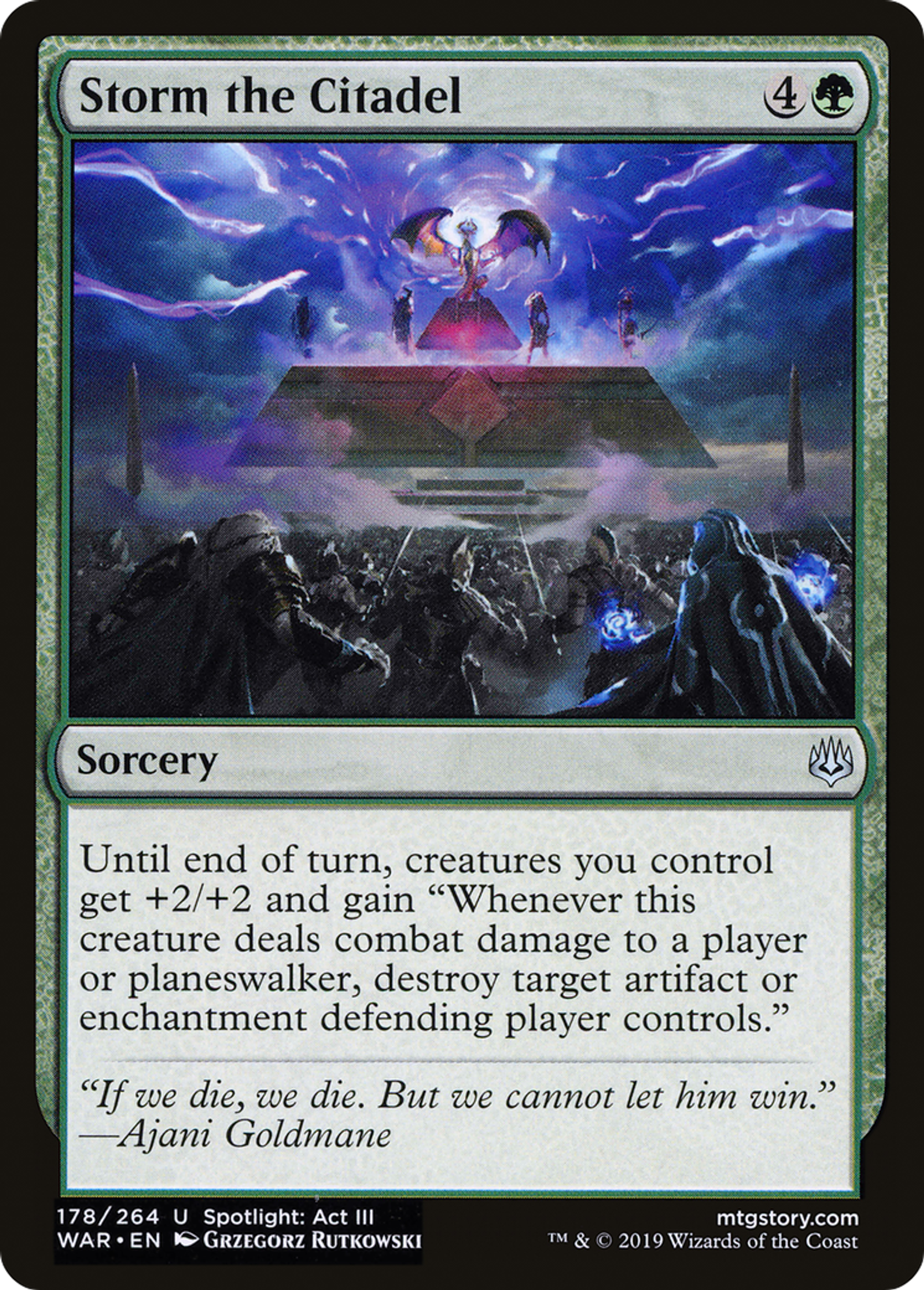 Storm the Citadel — War of the Spark — Magic: The Gathering